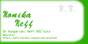 monika neff business card